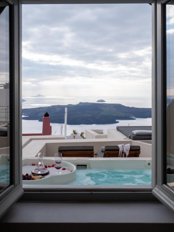 Aparthotel Caldera Cliff Illusion Fira  Esterno foto