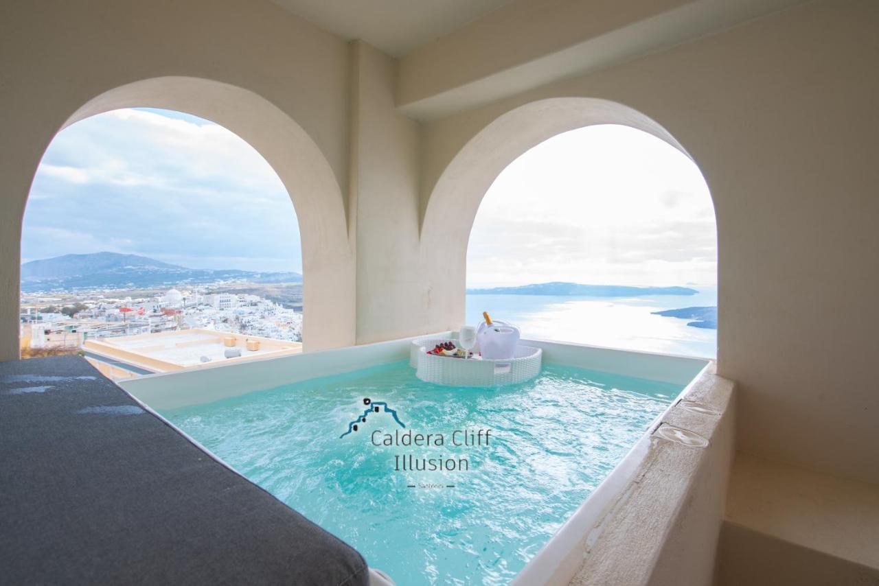 Aparthotel Caldera Cliff Illusion Fira  Esterno foto