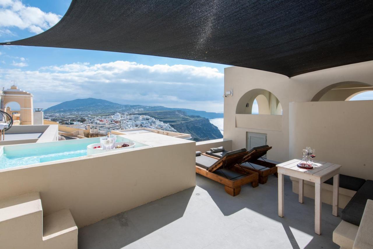 Aparthotel Caldera Cliff Illusion Fira  Esterno foto